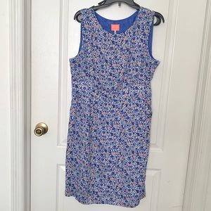 NWOT Joules Laura shift dress in Blue Ditsy 10